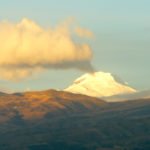 Vulkan Cayambe im Abendlicht