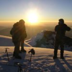 Gipfel Cotopaxi mit Morgensonne