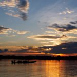 Sonnenuntergang im Cuyabeno